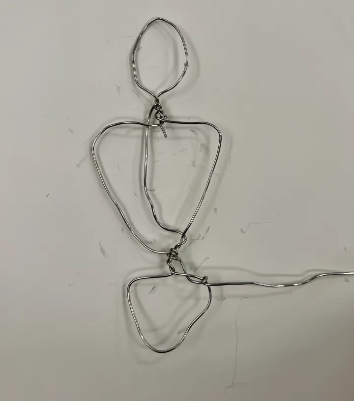 wire figure sculpture
