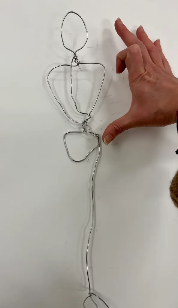 wire figure sculpture