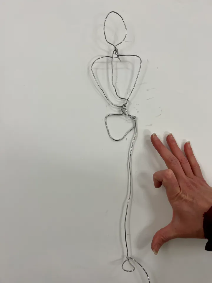 wire figure sculpture