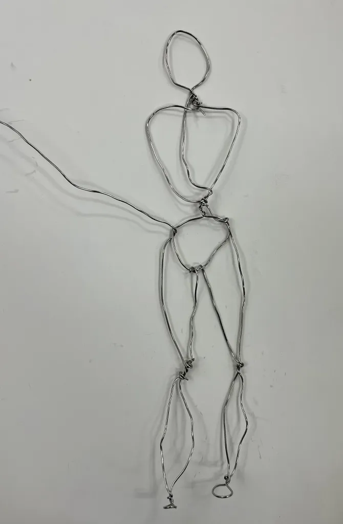 wire figure sculpture