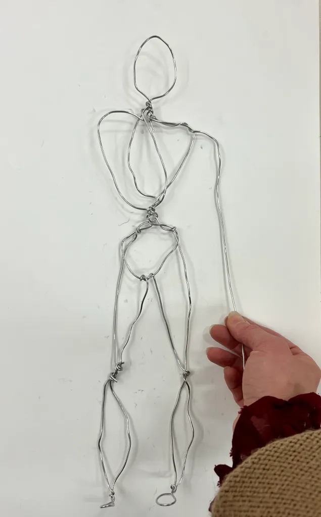 wire figure sculpture