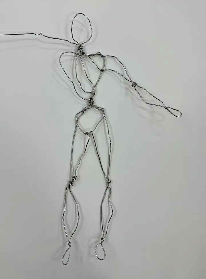 wire figure sculpture
