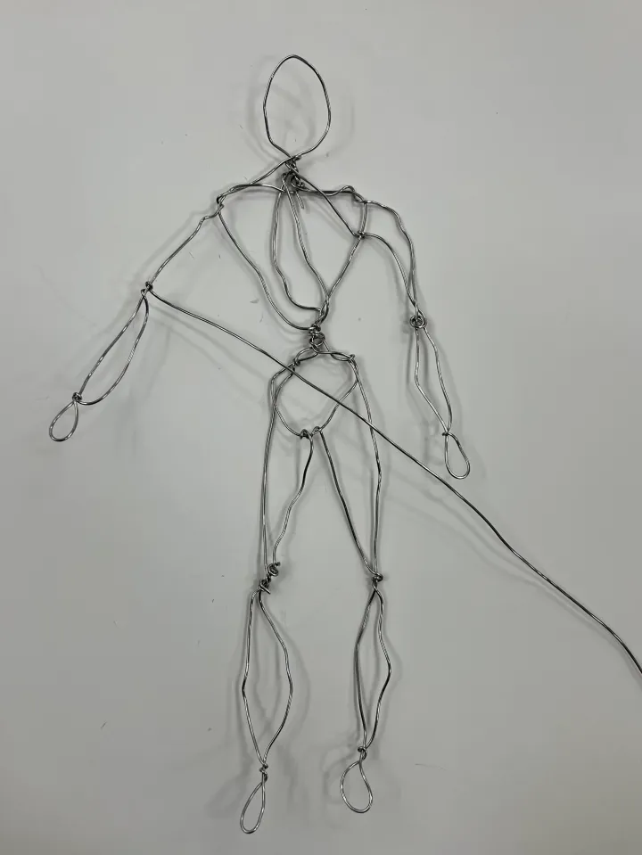 wire figure sculpture