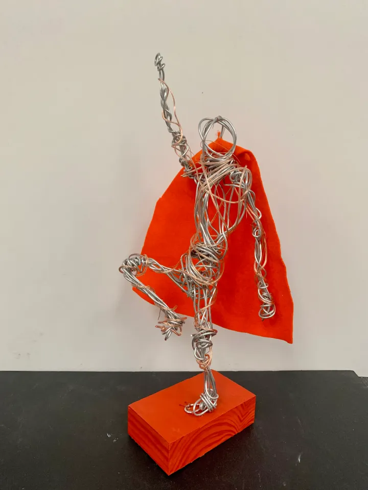 wire figure sculpture