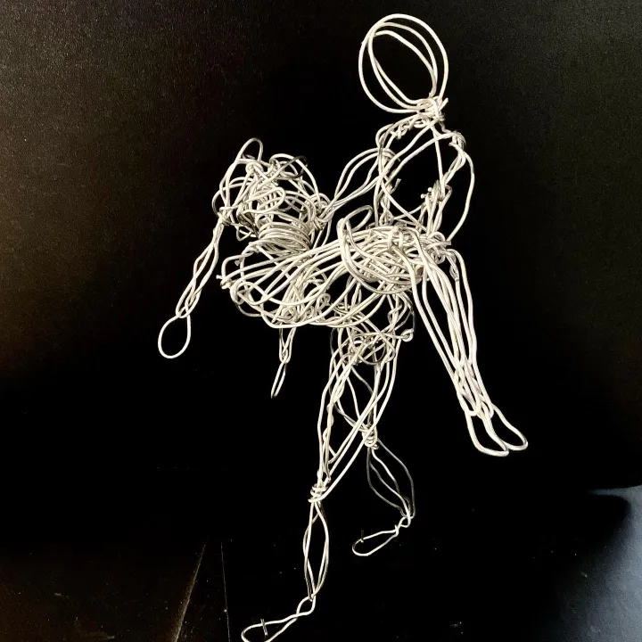 wire figure sculpture