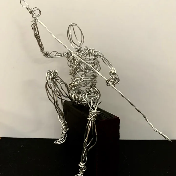 wire figure sculpture