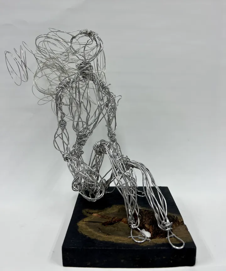 wire figure sculpture