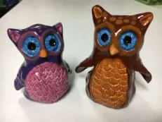Ceramic Owls - Thumb Method Lesson
