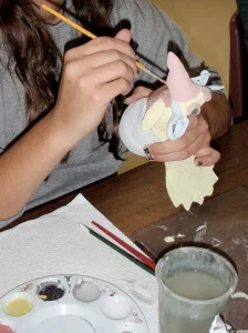 Ceramic Roll a Beast Creature Art Lesson
