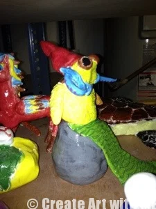 Roll-A-Beast Ceramic Creature