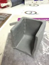 Ceramic Slab Construction Box with theme art lesson for