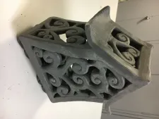 ceramic clay lantern