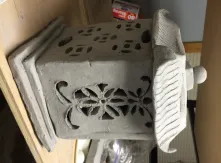 ceramic clay lantern