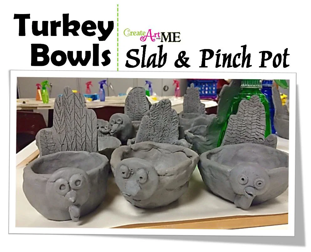 Featured: Ceramic Turkey and Hand-Print Pinch Pot Lesson