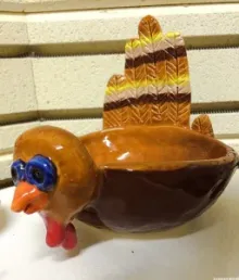 Turkey bowl Ceramic Lesson