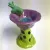 mini bird bath clay with glass beads