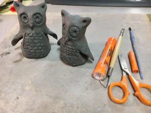 Ceramic Owls - Thumb Method Lesson