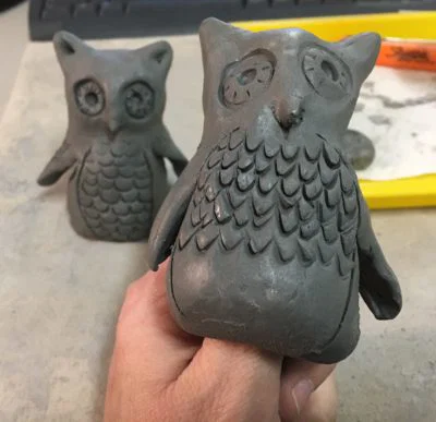 Ceramic Owls - Thumb Method Lesson