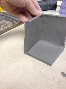 Ceramic Slab Construction Box with theme art lesson for