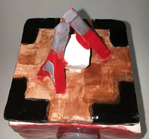 Ceramic Slab Themed Boxes