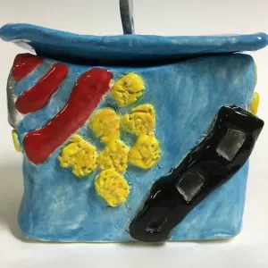 Ceramic Slab Themed Boxes