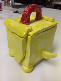 Ceramic Box with Lid Lesson Ceramic Slab Construction Box with theme art lesson for