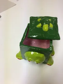Ceramic Box with Lid Lesson Ceramic Slab Construction Box with theme art lesson for