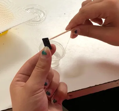 Glass Fusing Pendant in Ceramic Kiln