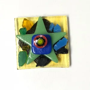 Glass Fusing Pendant in Ceramic Kiln