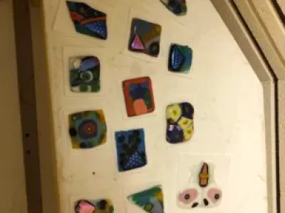 Glass Fusing Pendant in Ceramic Kiln