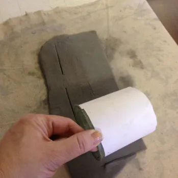 Ceramic Fairy Houses slab construction Lesson