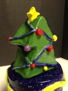 Ceramic Fairy Houses slab construction Lesson Glazing