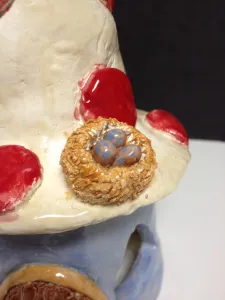 Ceramic Fairy Houses slab construction Lesson Glazing