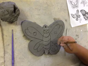 Ceramic Butterfly Bowls