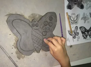 Ceramic Butterfly Bowls