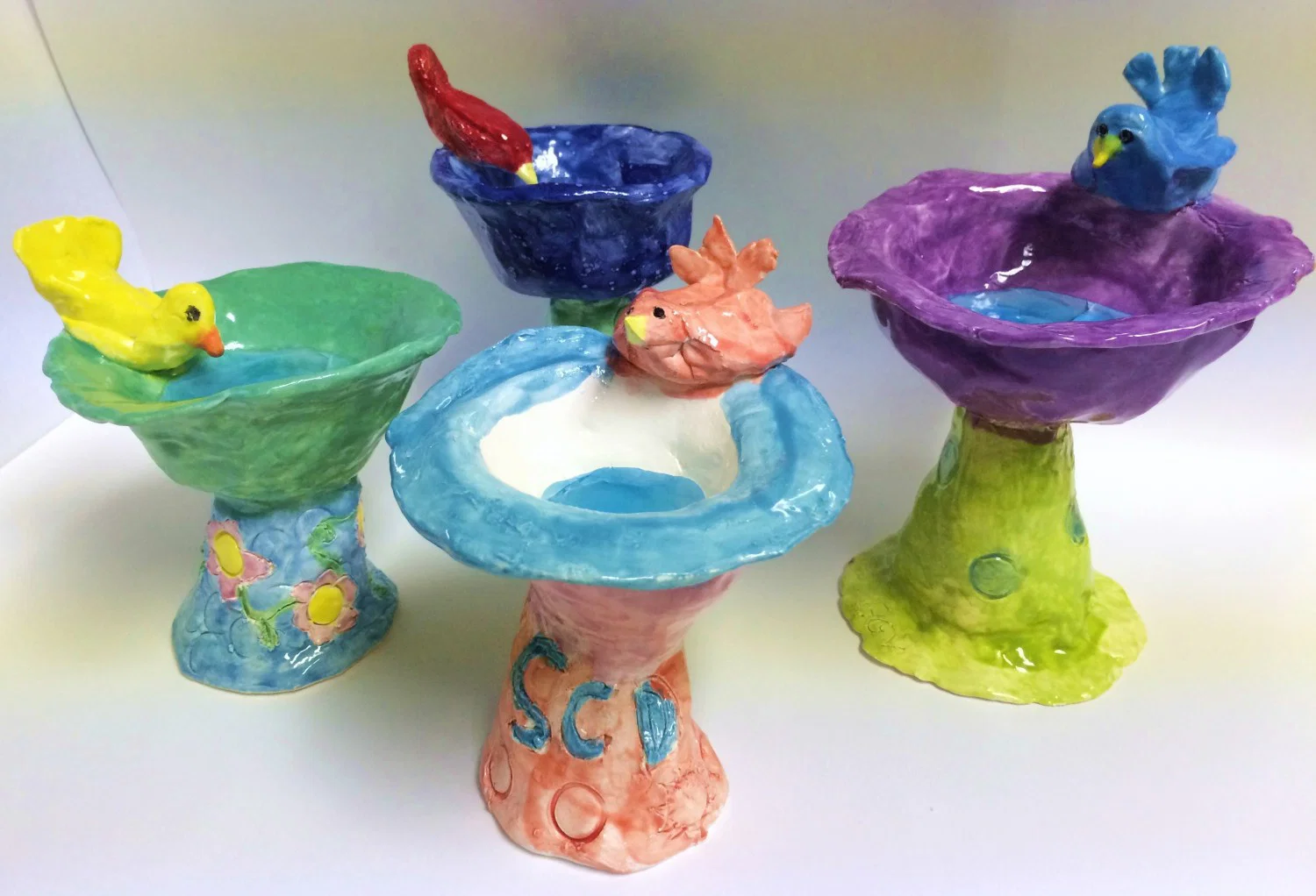 Featured: Miniature Ceramic Bird Bath – Pinch Pot and Slab Lesson