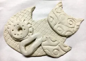 Texture Fish Air Dry Clay Project