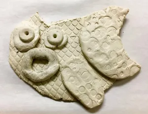 Texture Fish Air Dry Clay Project