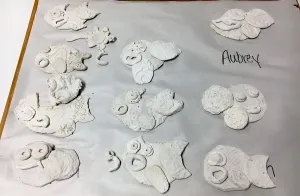 Texture Fish Air Dry Clay Project