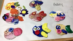 Texture Fish Air Dry Clay Project