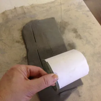Ceramic Fairy Houses slab construction Lesson