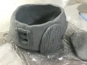 Clay Slab Fairy House Gnome Home Art Lesson