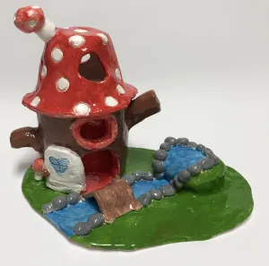 Clay Slab Fairy House Gnome Home Art Lesson