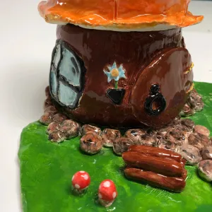 Clay Slab Fairy House Gnome Home Art Lesson
