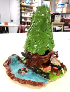 Clay Slab Fairy House Gnome Home Art Lesson