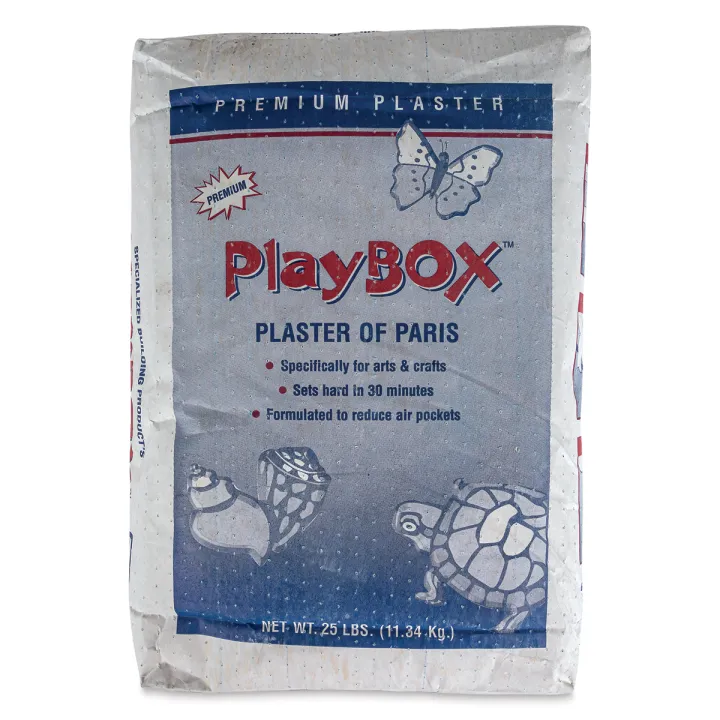 Playbox Plaster of Paris - Bag, 25 lb