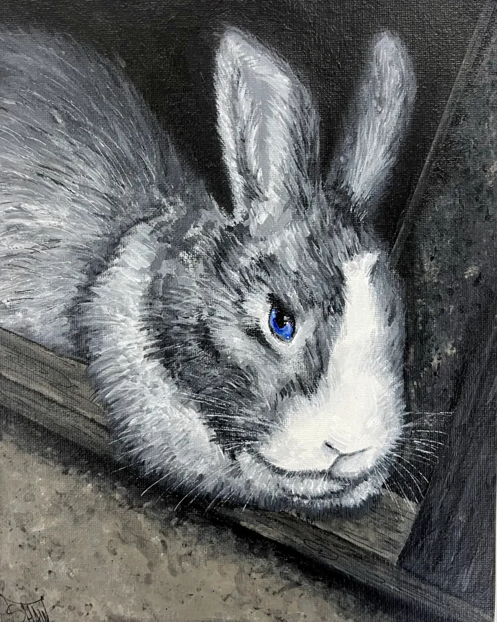 Monochromatic Pet Portrait