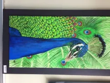 Dynamic Composition Wild Animal Acrylic Painting