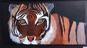 Dynamic Composition Wild Animal Acrylic Painting