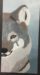 Dynamic Wild Animal Composition Acrylic Painting